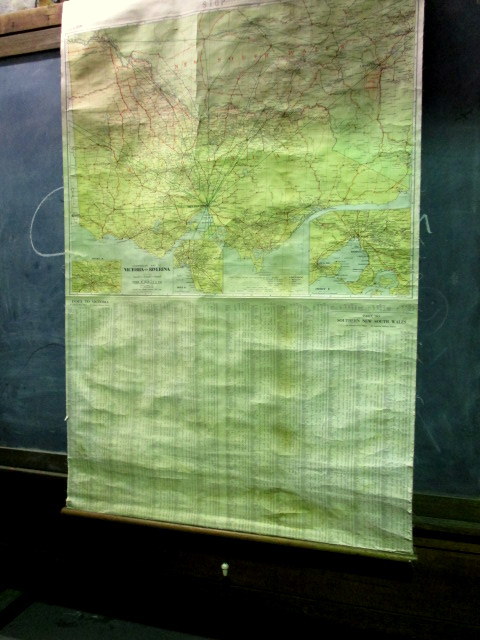 MAP ROLL, Victoria Riverina 1m x 1.5m